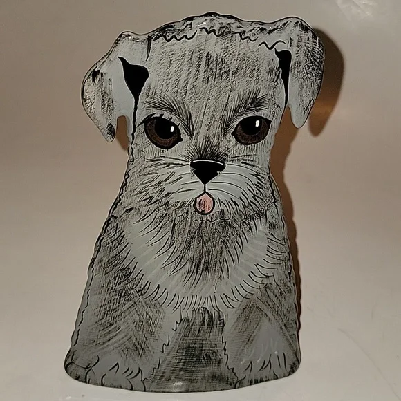 CERAMIC DOG SHAPED VASE BY NINA LYMAN - Picture 5 of 6